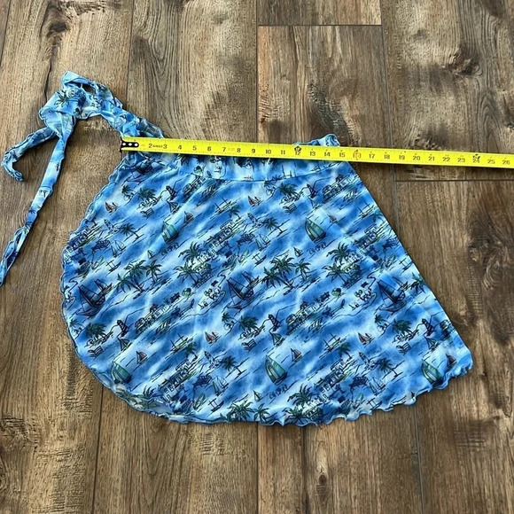 NWOT Free People + Only Hearts Sail Awar Sarong Swim Cover-up Size M/L - Picture 2 of 7